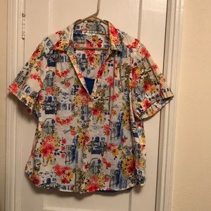 Nice blouse with cami undershirt.